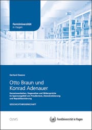 Cover von Otto Braun und Konrad Adenauer
