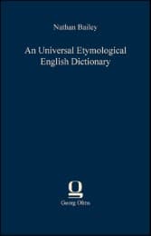 Cover von An Universal Etymological English Dictionary