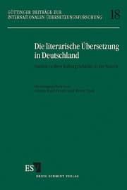Cover von Die literarische Übersetzung in Deutschland