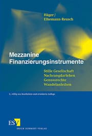 Cover von Mezzanine Finanzierungsinstrumente