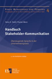 Cover von Handbuch Stakeholder-Kommunikation