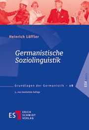 Cover von Germanistische Soziolinguistik