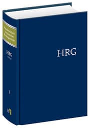 Cover von Handwörterbuch zur deutschen Rechtsgeschichte (HRG) - gebundene Ausgabe - Band I: Aachen-Geistliche Bank