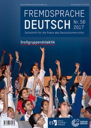 Cover von Fremdsprache Deutsch - - Heft 56 (2017): Großgruppendidaktik