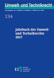 Cover von Jahrbuch des Umwelt- und Technikrechts 2017