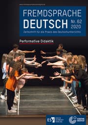 Cover von Fremdsprache Deutsch - - Heft 62 (2020): Performative Didaktik