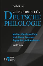 Cover von Medien öffentlicher Rede nach Heine: Zwischen Popularität und Populismus