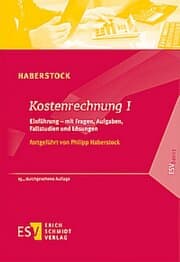 Cover von Kostenrechnung I