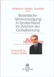 Cover von Betriebliche Altersversorgung in Deutschland im Zeichen der Globalisierung