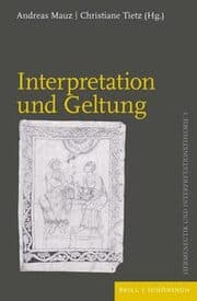 Cover von Interpretation und Geltung