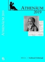 Cover von Athenäum Jahrbuch der Friedrich Schlegel-Gesellschaft
