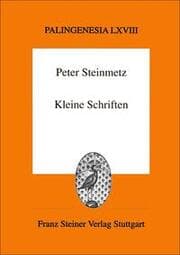 Cover von Peter Steinmetz: Kleine Schriften