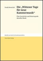 Cover von Die 'Wittener Tage für neue Kammermusik'