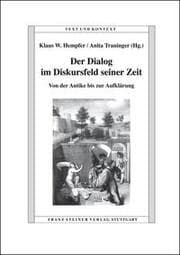 Cover von Der Dialog im Diskursfeld seiner Zeit