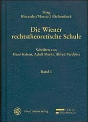Cover von Die Wiener rechtstheoretische Schule