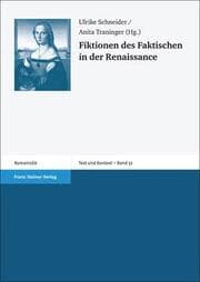 Cover von Fiktionen des Faktischen in der Renaissance