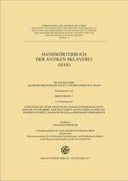 Cover von Handwörterbuch der antiken Sklaverei (HAS)