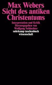 Cover von Max Webers Sicht des Antiken Christentums