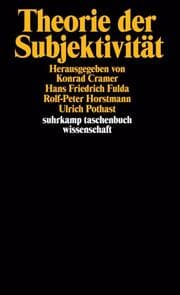 Cover von Theorie der Subjektivität