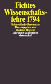 Cover von Fichtes Wissenschaftslehre 1794