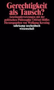 Cover von Gerechtigkeit als Tausch?