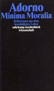 Cover von Minima Moralia