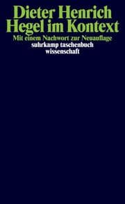Cover von Hegel im Kontext