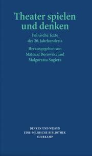 Cover von Theater spielen und denken