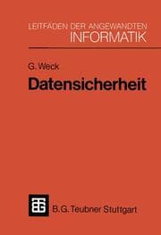 Cover von Datensicherheit
