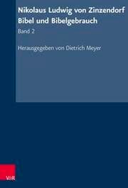 Cover von Nikolaus Ludwig von Zinzendorf: Bibel und Bibelgebrauch