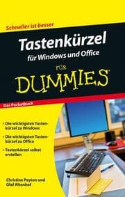 Cover von Tastenkürzel für Windows und Office für Dummies