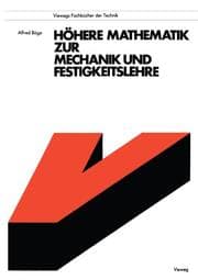 Cover von Höhere Mathematik zur Mechanik und Festigkeitslehre