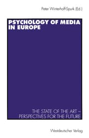 Cover von Psychology of Media in Europe