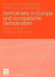 Cover von Demokratie in Europa und europäische Demokratien