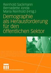 Cover von Demographie als Herausforderung für den öffentlichen Sektor