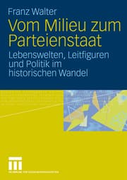 Cover von Vom Milieu zum Parteienstaat