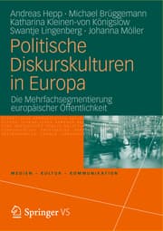 Cover von Politische Diskurskulturen in Europa