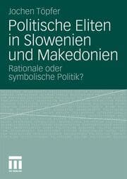 Cover von Politische Eliten in Slowenien und Makedonien
