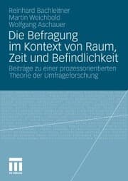 Cover von Die Befragung im Kontext von Raum, Zeit und Befindlichkeit
