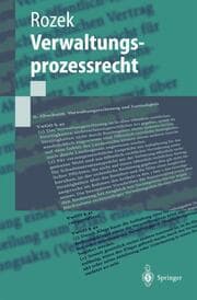 Cover von Verwaltungsprozessrecht