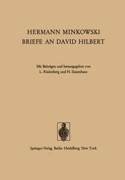Cover von Hermann Minkowski Briefe an David Hilbert