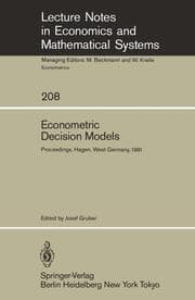 Cover von Econometric Decision Models