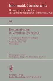 Cover von Kommunikation in Verteilten Systemen I