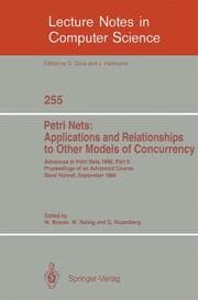 Cover von Advances in Petri Nets 1986.Proceedings of an Advanced Course, Bad Honnef, 8.-19.September 1986
