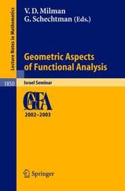 Cover von Geometric Aspects of Functional Analysis