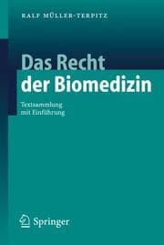 Cover von Das Recht der Biomedizin