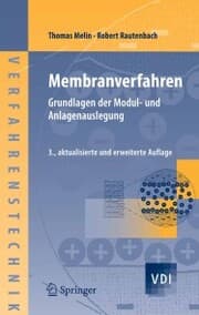 Cover von Membranverfahren