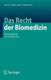 Cover von Das Recht der Biomedizin