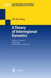 Cover von A Theory of Interregional Dynamics