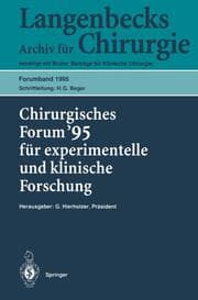 Cover von Chirurgisches Forum 95 für experimentelle und klinische Forschung